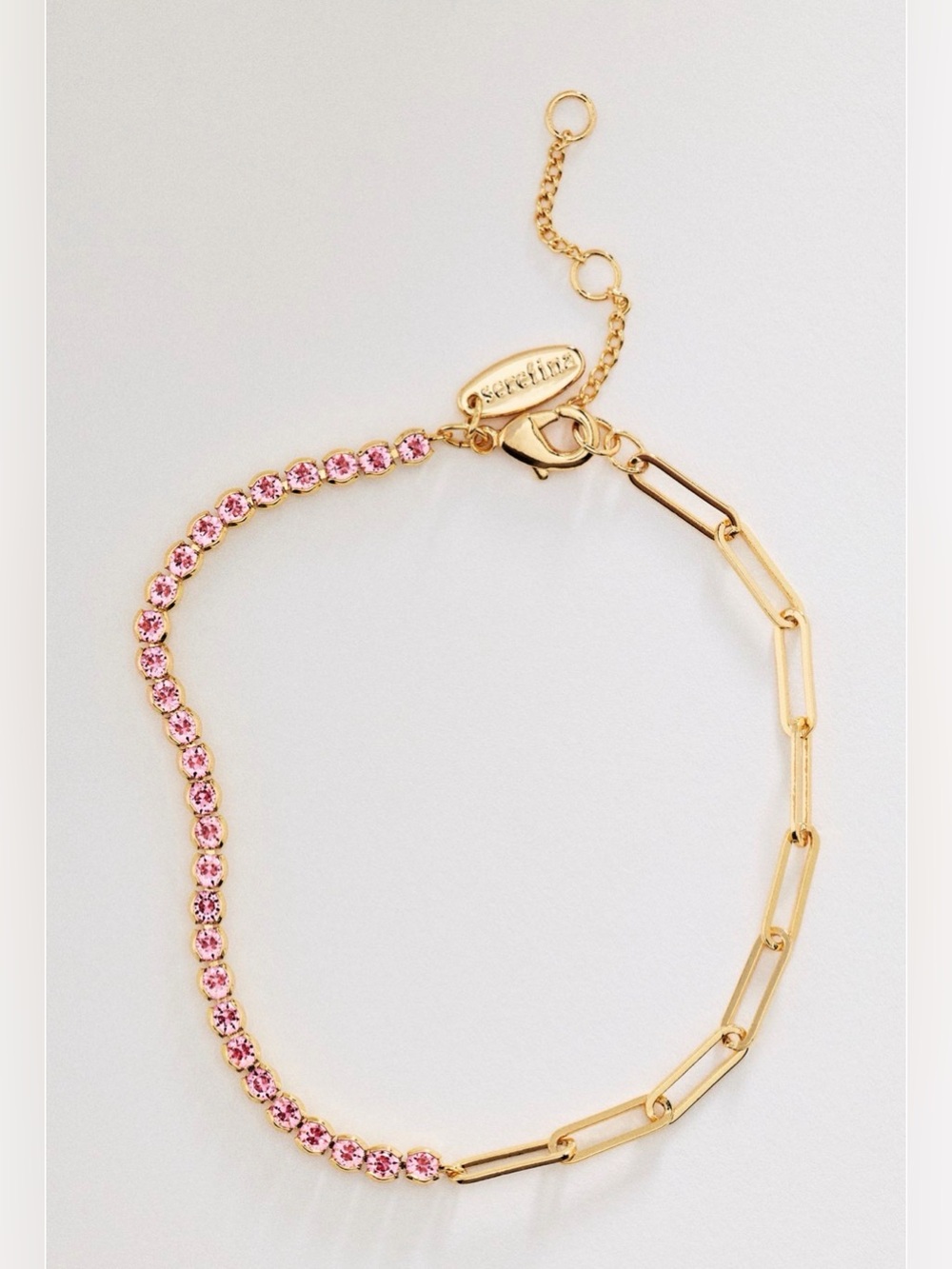 NWT Anthropologie Dainty Colorful Bracelet, Pink